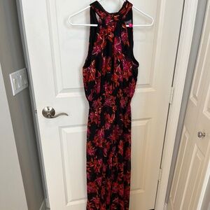 VINCE CAMUTO Printed Sleeveless Jumpsuit